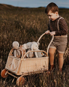 Ellie & Becks Co. Doll Furniture Ellie & Becks Co. Ollie Rattan Push Car