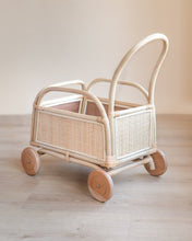 Load image into Gallery viewer, Ellie &amp; Becks Co. Doll Furniture Ellie &amp; Becks Co. Ollie Rattan Push Car