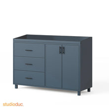 Load image into Gallery viewer, ducduc dresser midnight indi doublewide dresser with doors