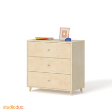 Load image into Gallery viewer, ducduc dresser natural knox 3 drawer dresser