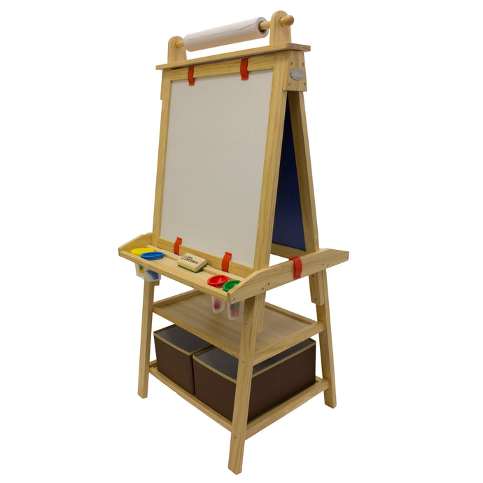 rbowholesale Easels Natural Little Partners Deluxe Learn & Play Art Center