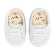 Load image into Gallery viewer, JuJuBe Eco Steps Snowy White / 3M-6M JuJuBe Eco Steps - Boat Shoe
