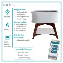 Load image into Gallery viewer, rbowholesale Evi Bassinet TruBliss Evi Smart Bassinet