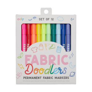 OOLY Fabric Doodlers Markers - Set of 12 by OOLY