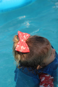 Beau & Belle Littles Flamingo Swim Bow by Beau & Belle Littles