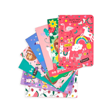 Load image into Gallery viewer, OOLY Funtastic Friends Pocket Pals Journals - Set of 8 by OOLY