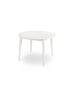 Milton & Goose Furniture White Crescent Table, Round