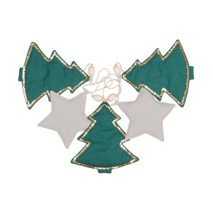 moimili.us Garland Moi Mili Cotton and Linen “Green Christmas Tree” Garland