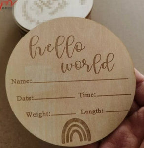 embé® Hello World Milestone Card by embé®