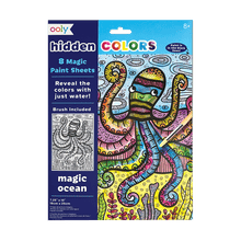 Load image into Gallery viewer, OOLY Hidden Colors Magic Paint Sheets - Magic Ocean by OOLY