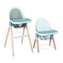 Load image into Gallery viewer, Children of Design High Chairs Blue Children of Design 6 in 1 Deluxe High Chair w/cushion