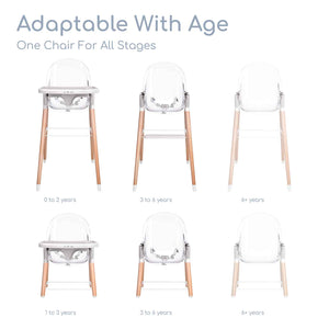 Children of Design High Chairs Children of Design 6 in 1 Deluxe High Chair w/cushion