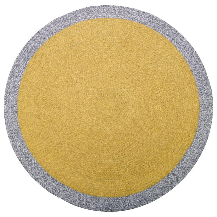 nattiot-shop-america Laine ≈ 3’ 11’’ x 3’ 11’’ Nattiot NOLAN TUMERIC children's rug in braided wool