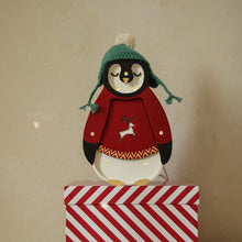 Load image into Gallery viewer, Little Lights US lamp Red Little Lights Mini Holiday Penguin Lamp ~ Limited Edition