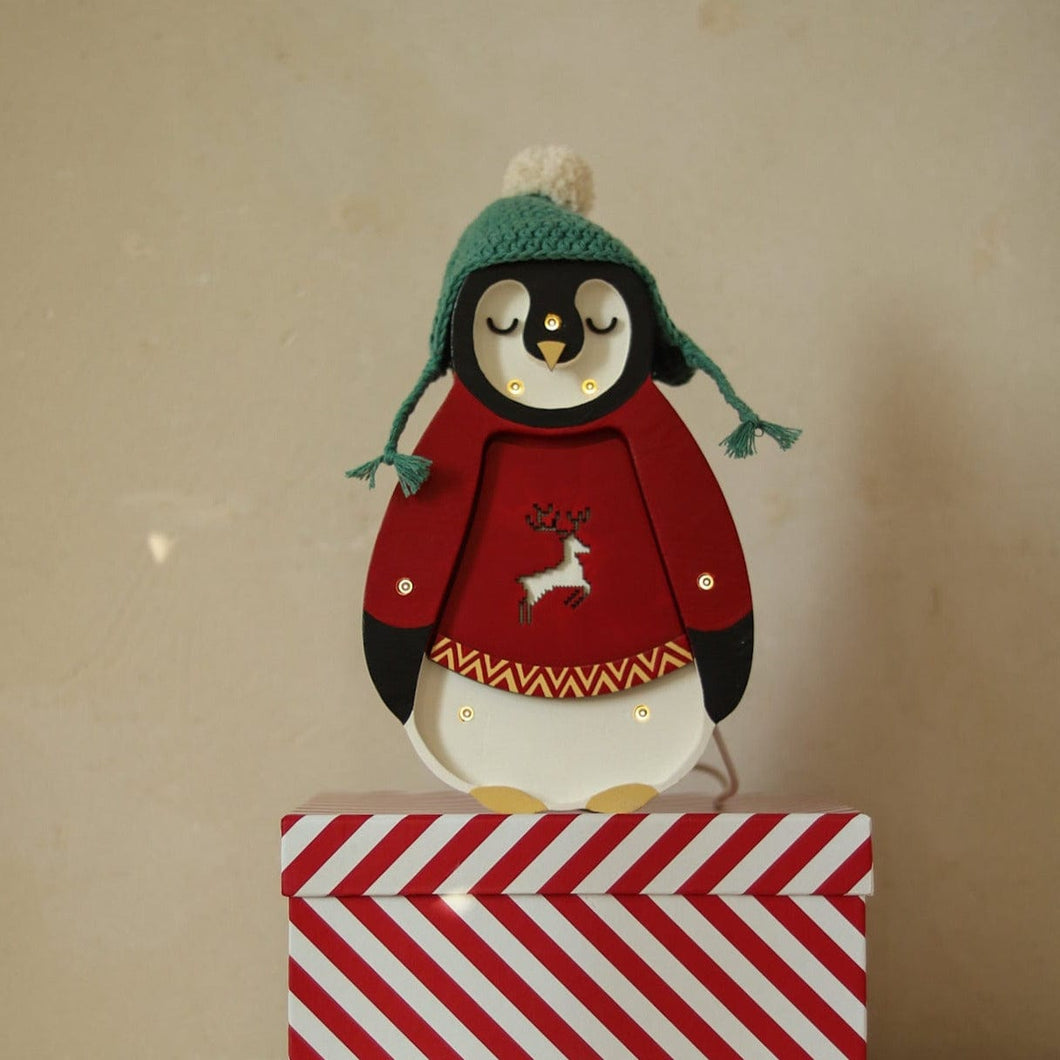 Little Lights US lamp Red Little Lights Mini Holiday Penguin Lamp ~ Limited Edition