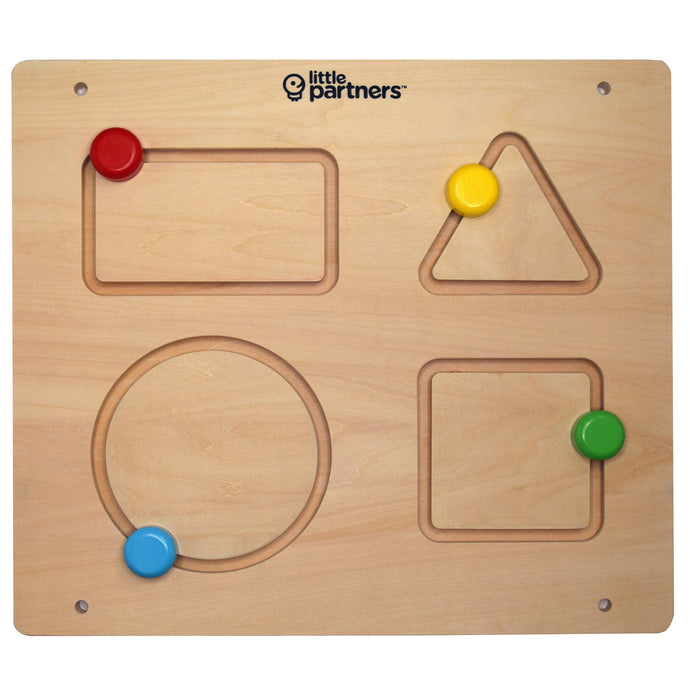 rbowholesale Learning Tower Accessories Little Partners Developmental Activity Board - Shapes