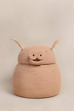 Load image into Gallery viewer, Lorena Canals Lorena Canals Play Basket - Peggy the Pig