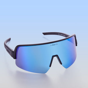 ro•sham•bo eyewear Ludicrous Speed Black Frame / Mirrored Blue Ludicrous Speed Sport | Adult
