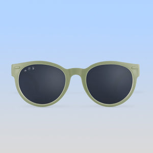 ro•sham•bo eyewear Malibu Sands Polarized Grey Lens / Sage Green Frame Zelda Rounds | Toddler