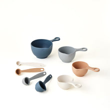 Load image into Gallery viewer, Bamboozle Home Measuring Bowl Mixed Neutrals Measuring Cup and Spoon Set by Bamboozle Home