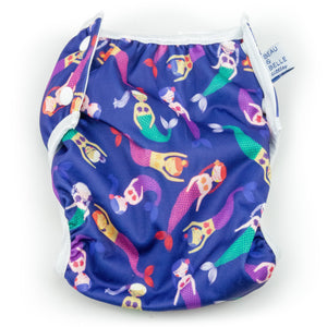 Beau & Belle Littles Mermaids Nageuret Premium Reusable Swim Diaper, Adjustable 0-3 Years by Beau & Belle Littles