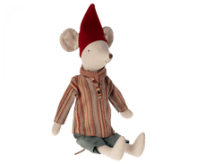 Load image into Gallery viewer, Maileg USA Mice Medium Christmas Mouse, Boy - Scarf