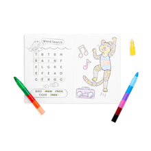 Load image into Gallery viewer, OOLY Mini Traveler Coloring and Activity Kit - Jungle Friends by OOLY