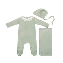 Load image into Gallery viewer, Cadeau Baby Mint green / 3M Petit Pointelle (set) by Cadeau Baby