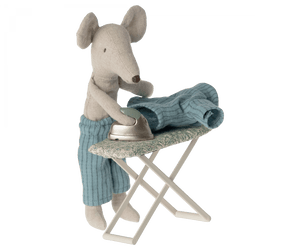 Maileg USA mouse accessories Iron and Ironing Board, Mouse