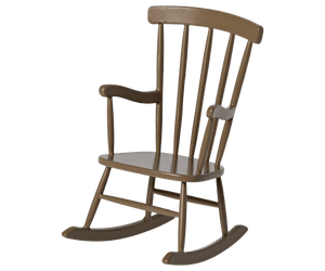 Maileg USA mouse accessories Rocking chair, Mouse - Light brown