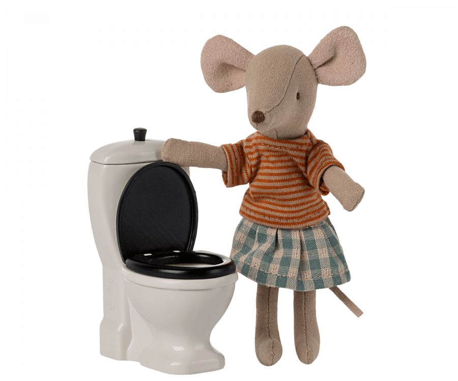 Maileg USA mouse accessories Toilet, Mouse