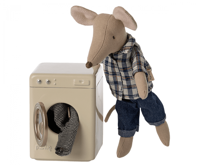 Maileg USA mouse accessories Washing Machine, Mouse
