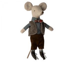 Maileg USA mouse clothing Vest, Pants and Bow Tie for Grandpa Mouse