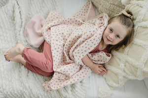 Bloomere Muslin Blanket- Daze (Pink)