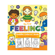 Load image into Gallery viewer, OOLY My First Feelings Toddler Color-in Book by OOLY