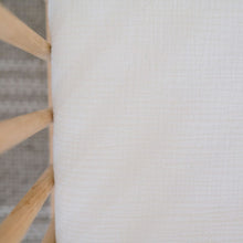 Load image into Gallery viewer, Design Dua. Natural Ivory Design Dua Waterproof Cotton Crib Sheet - Muslin