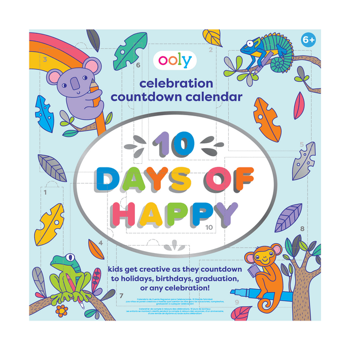 OOLY OOLY Countdown Celebration Calendar - Ten Days of Happy by OOLY