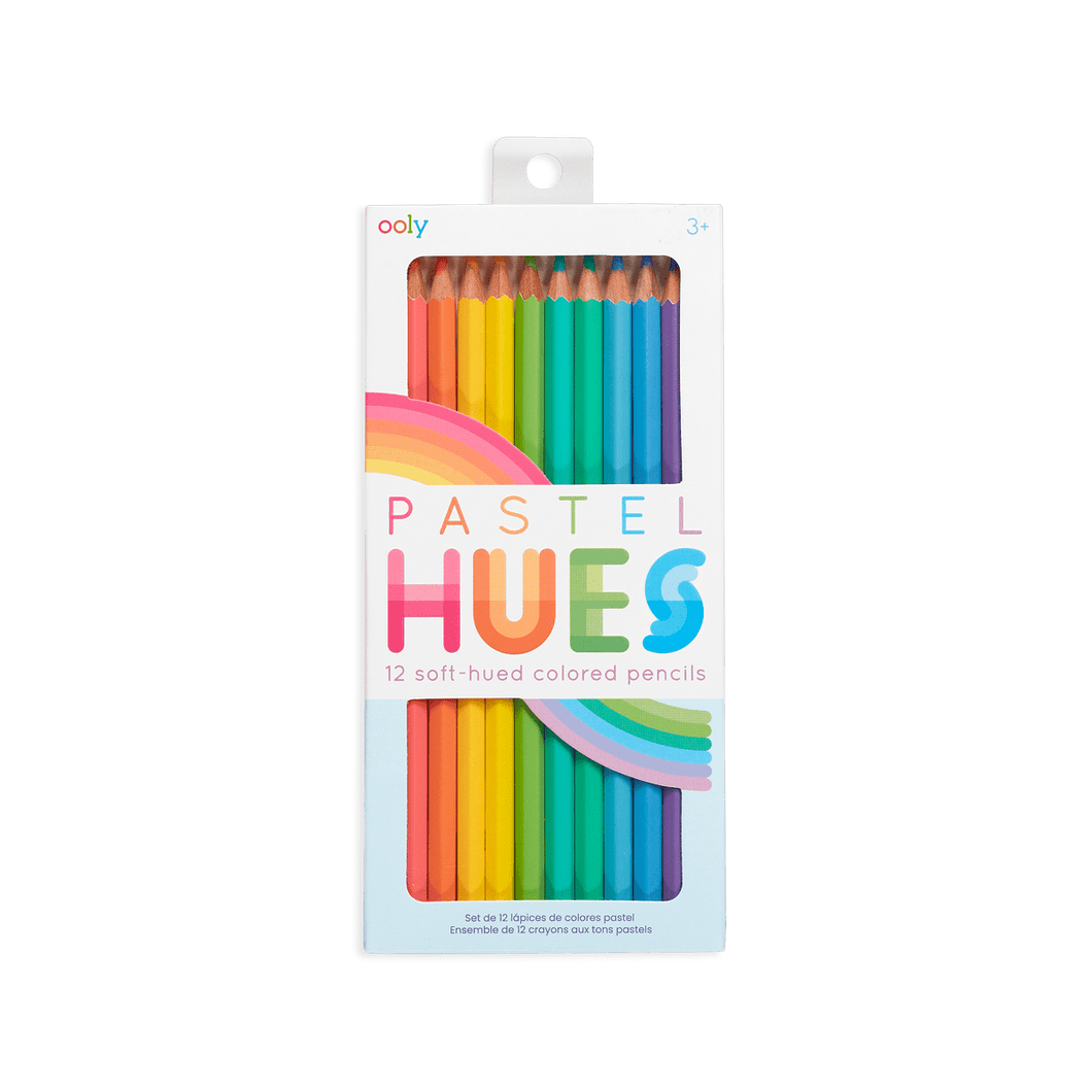 OOLY Pastel Hues Colored Pencils - Set of 12 by OOLY