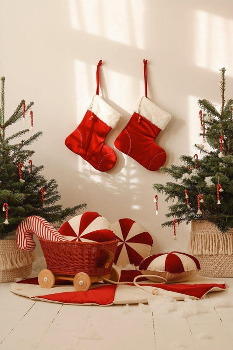 moimili.us Pendant Moi Mili “Red Candy” Christmas Stocking