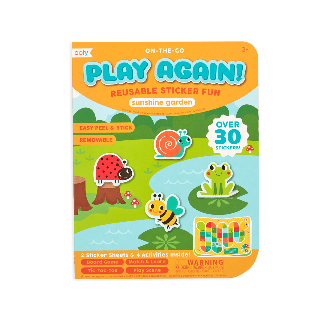 OOLY Play Again! Mini On-The-Go Activity Kit - Sunshine Garden by OOLY