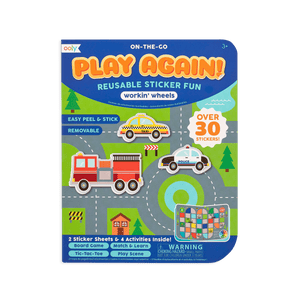 OOLY Play Again! Mini On-The-Go Activity Kit - Working Wheels by OOLY