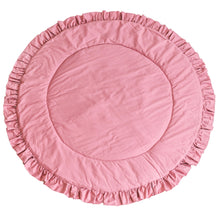 Load image into Gallery viewer, minicamp Playmats Minicamp Kids Playmat With Ruffles In Rose