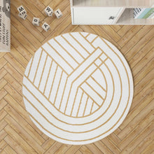 Load image into Gallery viewer, nattiot-shop-america Polypropylène ≈ 4’ 7’’ x 4’ 7’’ Nattiot LUISA M geometric round rug