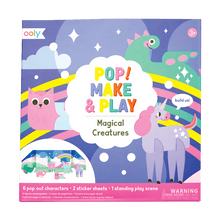 Load image into Gallery viewer, OOLY Pop! Make and Play Activity Scene - Magical Creatures by OOLY
