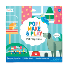 Load image into Gallery viewer, OOLY Pop! Make and Play Activity Scene - Pet Play Time by OOLY