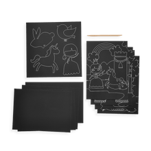 Load image into Gallery viewer, OOLY Princess Garden Scratch and Scribble Scratch Art Kit by OOLY