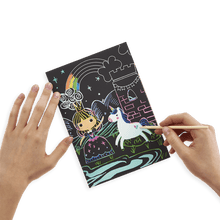 Load image into Gallery viewer, OOLY Princess Garden Scratch and Scribble Scratch Art Kit by OOLY