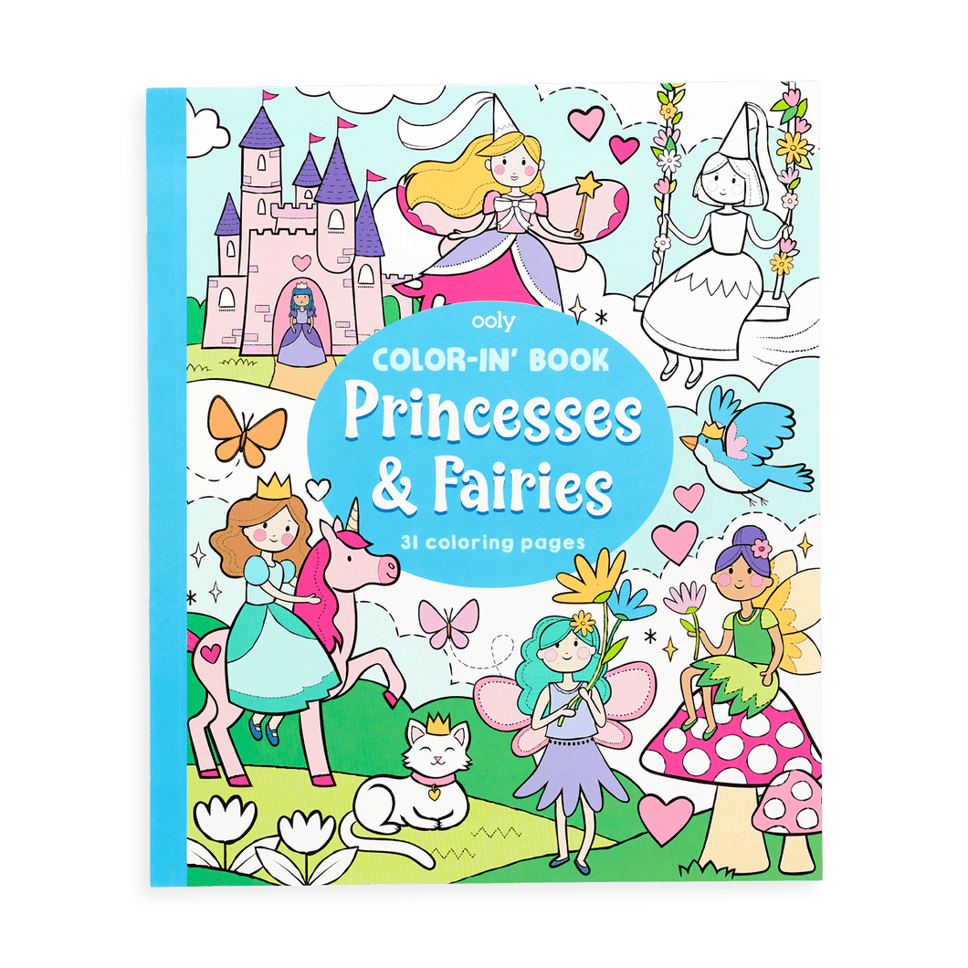 OOLY Princesses and Fairies Coloring Book by OOLY