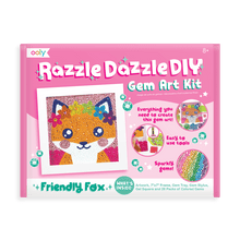 Load image into Gallery viewer, OOLY Razzle Dazzle DIY Gem Art Kit - Friendly Fox by OOLY