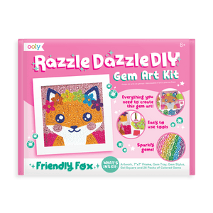 OOLY Razzle Dazzle DIY Gem Art Kit - Friendly Fox by OOLY